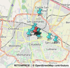 Mappa 43121 Parma PR, Italia (0.65667)