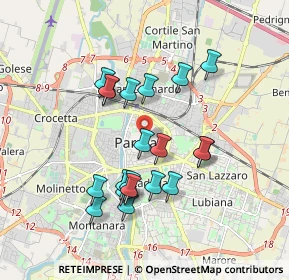 Mappa 43121 Parma PR, Italia (1.656)