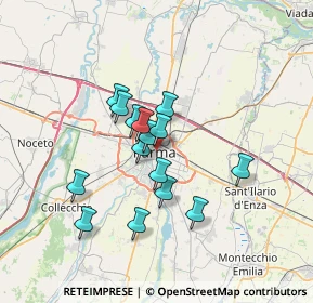 Mappa 43121 Parma PR, Italia (5.36)