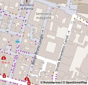 Mappa 43121 Parma PR, Italia (0.08077)
