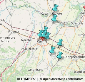 Mappa 43121 Parma PR, Italia (23.96857)