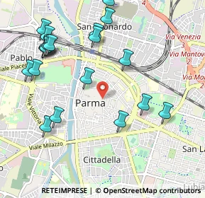 Mappa 43121 Parma PR, Italia (1.207)