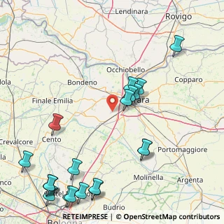 Mappa 44028 Coronella FE, Italia (22.8535)
