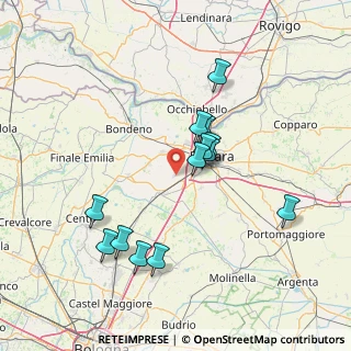 Mappa 44028 Coronella FE, Italia (13.87154)