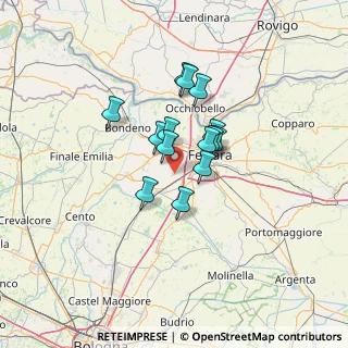 Mappa 44028 Coronella FE, Italia (9.08714)