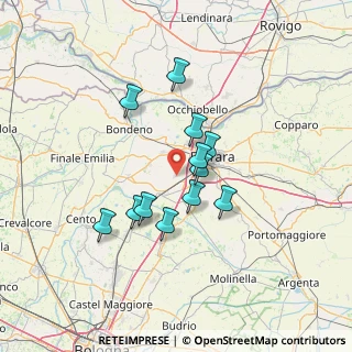 Mappa 44028 Coronella FE, Italia (10.9275)