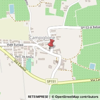 Mappa Piazza S. Germano, 5, 10060 Campiglione-Fenile, Torino (Piemonte)