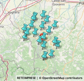 Mappa Frazione Vigomarito, 27050 Menconico PV, Italia (11.191)