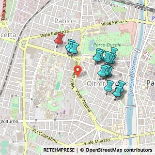 Mappa Via Spalato, 43125 Parma PR, Italia (0.43)