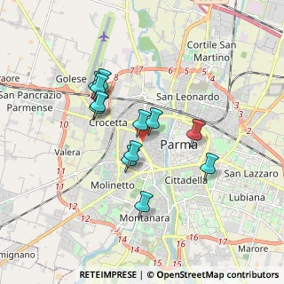 Mappa Via Spalato, 43125 Parma PR, Italia (1.47167)
