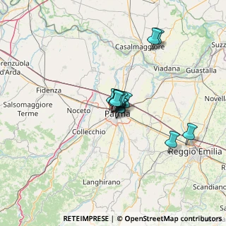 Mappa Via F. Leporati, 43125 Parma PR, Italia (7.25286)