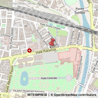 Mappa Via Enrico Sartori, 1, 43126 Parma, Parma (Emilia Romagna)