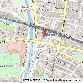 Mappa Via Antonio Cecchi, 3, 43121 Parma, Parma (Emilia Romagna)