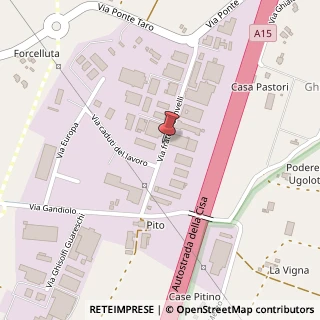 Mappa Via Fratelli Canvelli, 3, 43015 Noceto, Parma (Emilia Romagna)