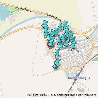 Mappa Via Circonvallazione, 44027 Fiscaglia FE, Italia (0.332)