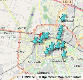 Mappa Via Bruno Bucci, 43126 Parma PR, Italia (1.502)