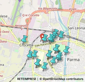 Mappa Via Bruno Bucci, 43126 Parma PR, Italia (0.894)
