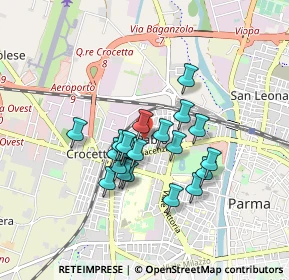 Mappa Via Bruno Bucci, 43126 Parma PR, Italia (0.672)