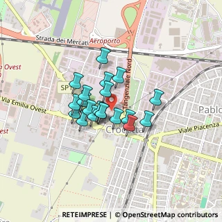 Mappa Via Federico II, 43100 Parma PR, Italia (0.284)