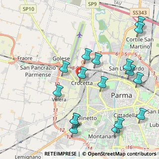 Mappa Via Federico II, 43100 Parma PR, Italia (2.48647)