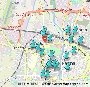 Mappa Via Giuseppe Drugman, 43126 Parma PR, Italia (1.0015)