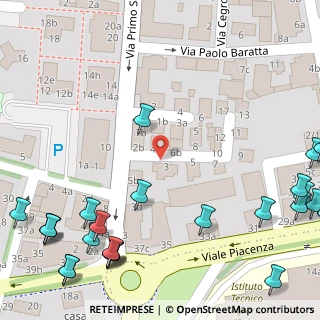 Mappa Via Giuseppe Drugman, 43126 Parma PR, Italia (0.09259)