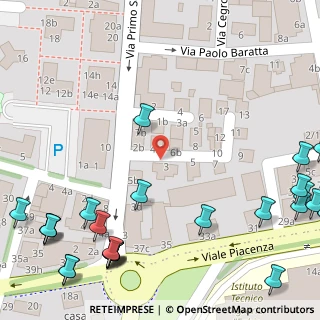 Mappa Vicolo Alinovi, 43126 Parma PR, Italia (0.09259)