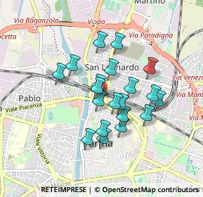 Mappa Viale Vittorio Bottego, 43100 Parma PR, Italia (0.6965)