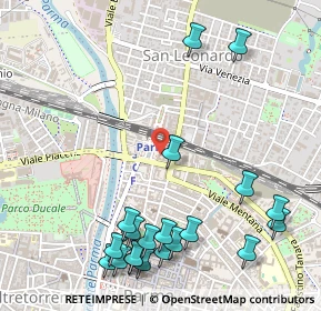 Mappa Viale Vittorio Bottego, 43100 Parma PR, Italia (0.6805)