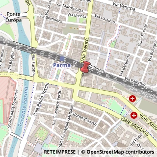 Mappa Via Trento, 9, 43122 Parma, Parma (Emilia Romagna)