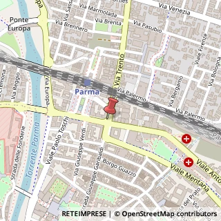 Mappa Viale Vittorio Bottego, 1, 43121 Parma, Parma (Emilia Romagna)