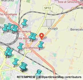 Mappa Via Mantova, 43120 Parma PR, Italia (1.501)