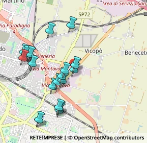 Mappa Via Mantova, 43120 Parma PR, Italia (1.0225)
