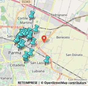 Mappa Via Mantova, 43120 Parma PR, Italia (1.982)