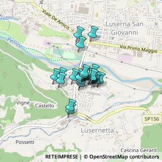 Mappa Via Generale A. Diaz, 10062 Luserna TO, Italia (0.2)