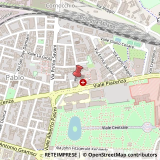 Mappa Piazzale J.F. Ravenet, 5/A, 43126 Parma, Parma (Emilia Romagna)