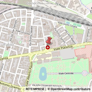 Mappa Piazza Badalocchio, 3, 43126 Parma, Parma (Emilia Romagna)