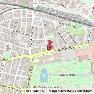 Mappa Piazza Badalocchio Sisto Rosa, 3/A, 43126 Parma, Parma (Emilia Romagna)