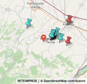 Mappa Via Podere Mirandola Cangelasio, 43039 Salsomaggiore Terme PR, Italia (5.07143)