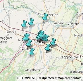 Mappa Via Achille Cantoni, 43122 Parma PR, Italia (8.3925)