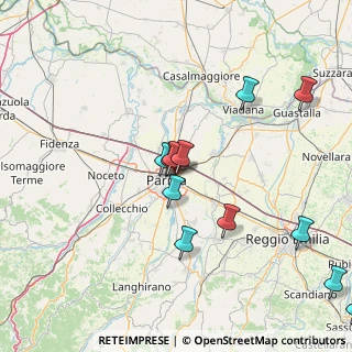 Mappa Via Achille Cantoni, 43122 Parma PR, Italia (17.00667)