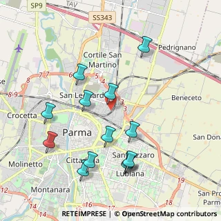 Mappa Via Treviso, 43122 Parma PR, Italia (2.10462)