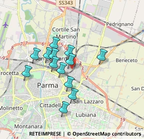 Mappa Via Treviso, 43122 Parma PR, Italia (1.46)