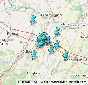 Mappa Via Montello, 43122 Parma PR, Italia (7.465)