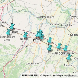 Mappa Via Montello, 43122 Parma PR, Italia (15.55714)