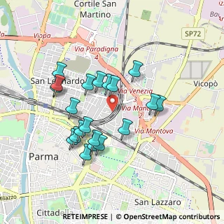Mappa Via Treviso, 43122 Parma PR, Italia (0.8335)
