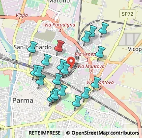 Mappa Via Treviso, 43122 Parma PR, Italia (0.9005)