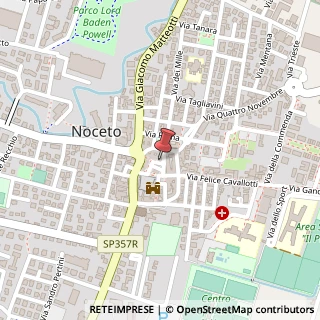 Mappa Piazza della Repubblica, 23, 43015 Noceto, Parma (Emilia Romagna)
