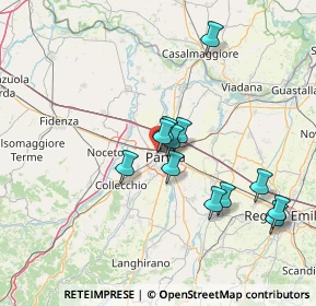 Mappa Via Ruggero da Parma, 43126 Parma PR, Italia (12.9125)
