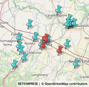 Mappa Via Ruggero da Parma, 43126 Parma PR, Italia (16.011)